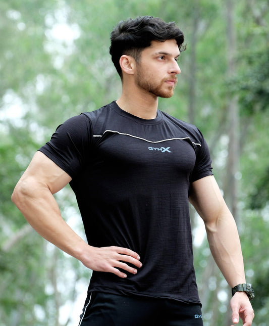 Blade Tee: Night Black - Sale - GymX