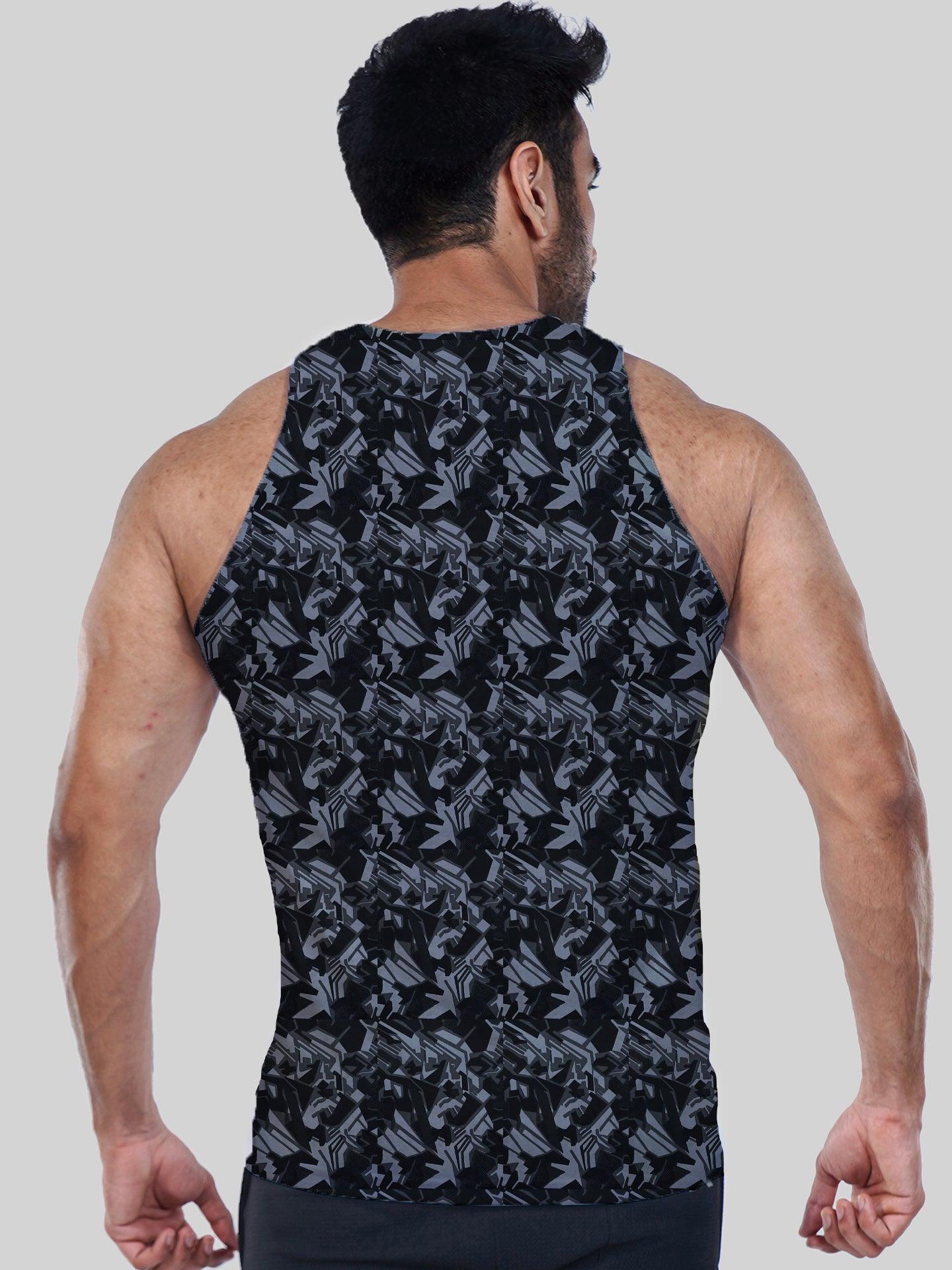 GymX Geometric Camo Tank- Sale - GymX