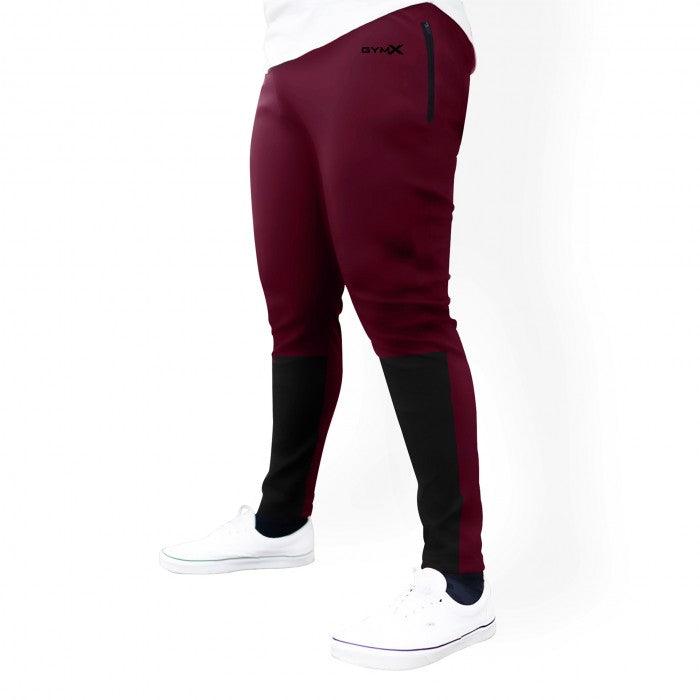 Performance Bottoms- Deep Wine Maroon (4 Way Stretch)- Sale - GymX