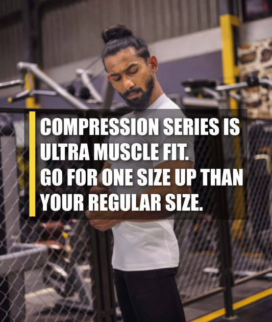 Compression GymX Tee: Frost White - GymX