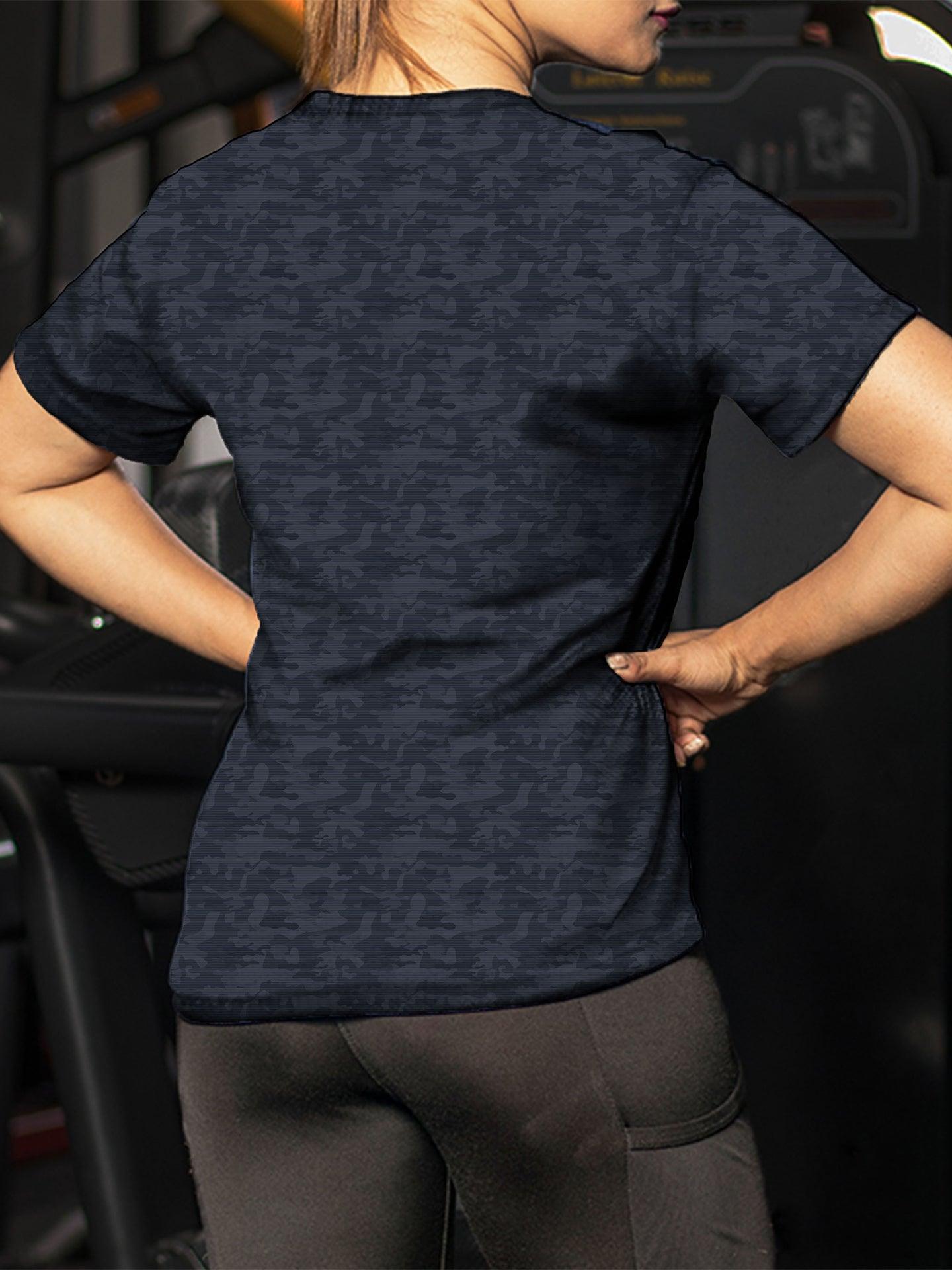 Mystery Blue Camo Women's Tee - Sale