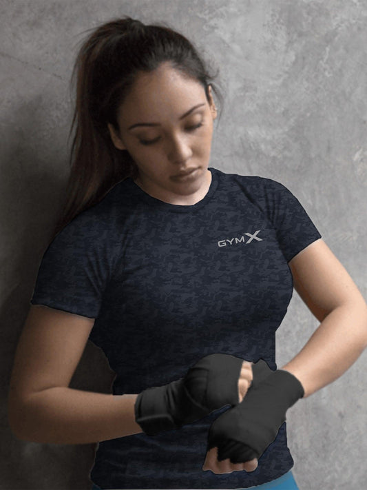 Mystery Blue Camo Women's Tee - Sale