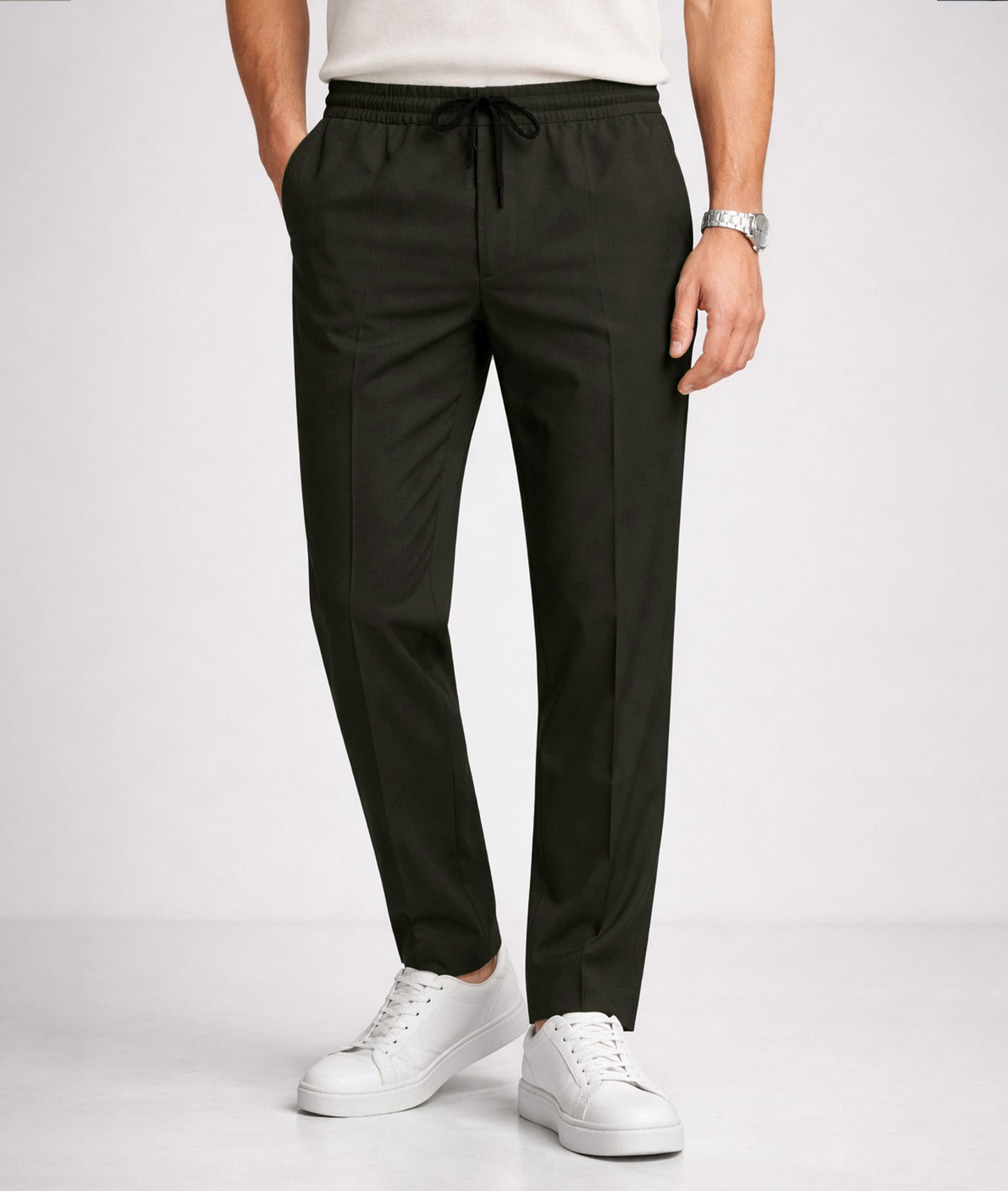 Work Play Pants: Greenish Black