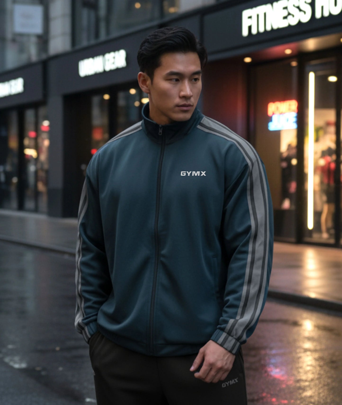 Zenith Oversized Jacket: Airforce