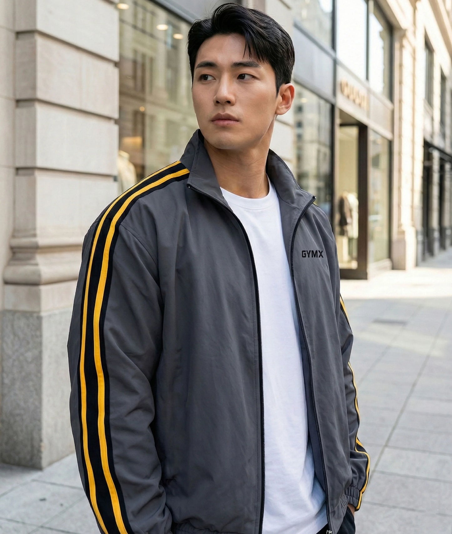 Zenith Oversized Jacket: Grey