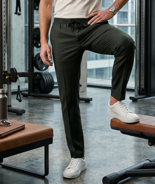 Work Play Pants: Greenish Black