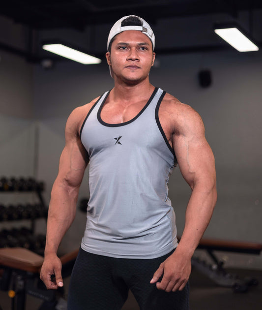 Performance GymX Tank: Arctic Grey