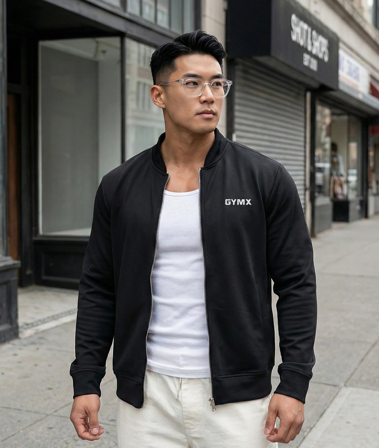 Bomber Jacket: Hunk Black