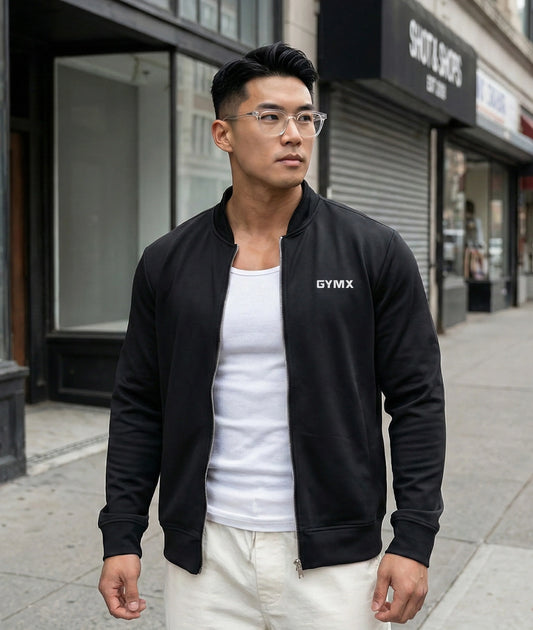 Bomber Jacket: Hunk Black