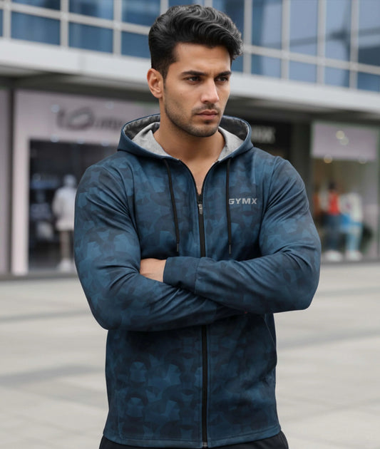 Blue Knight Camo Hoodie