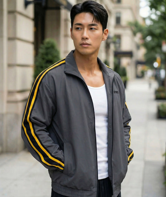 Zenith Oversized Jacket: Grey