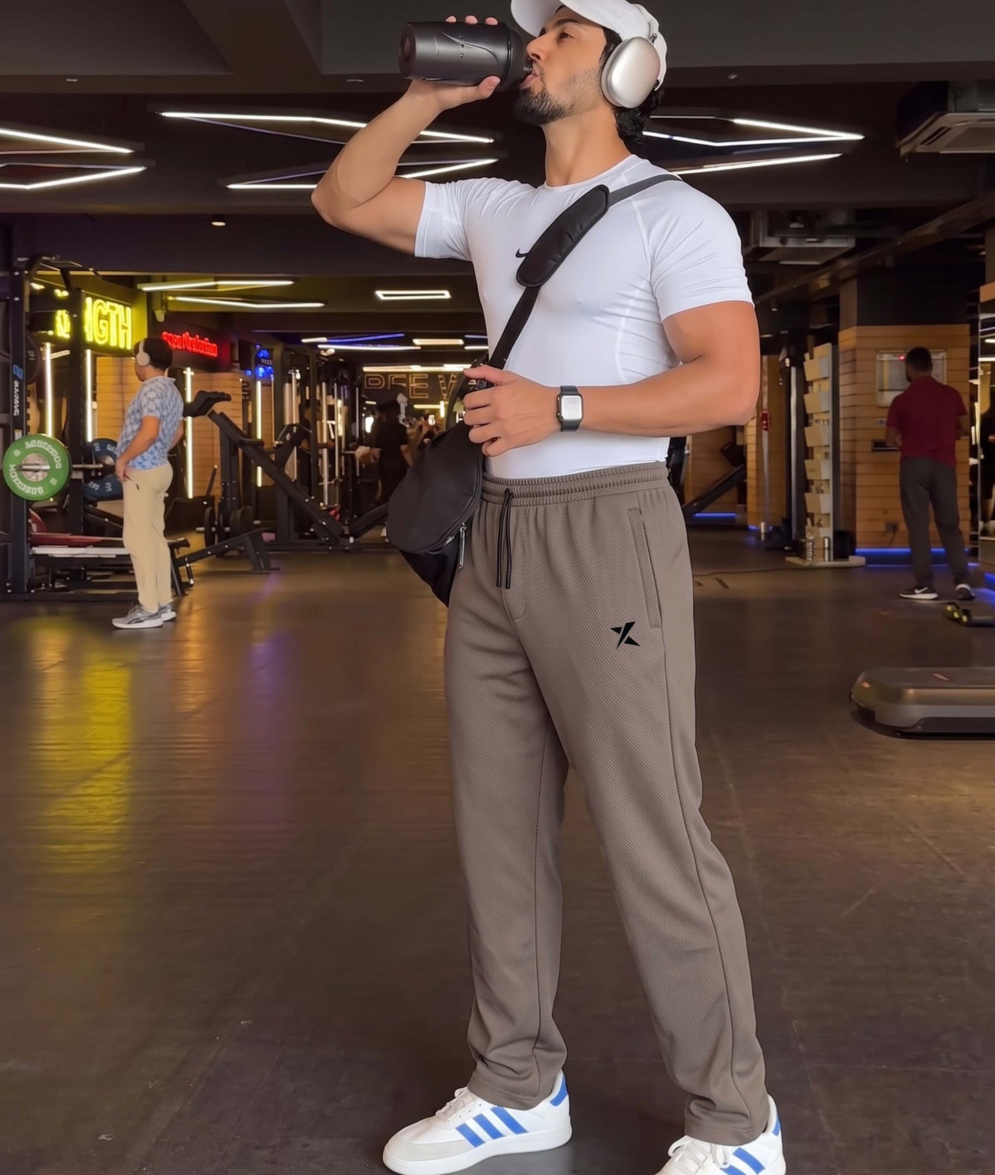 Axis Straight Fit Bottoms- Coffee Brown
