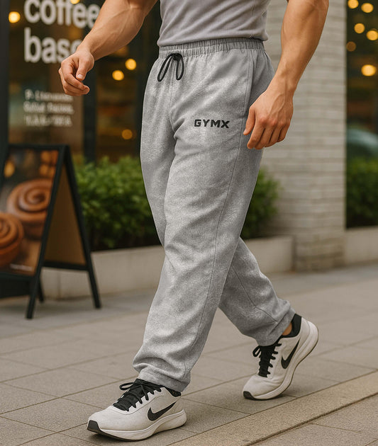 Villain GymX Oversized Bottoms: Slate Grey