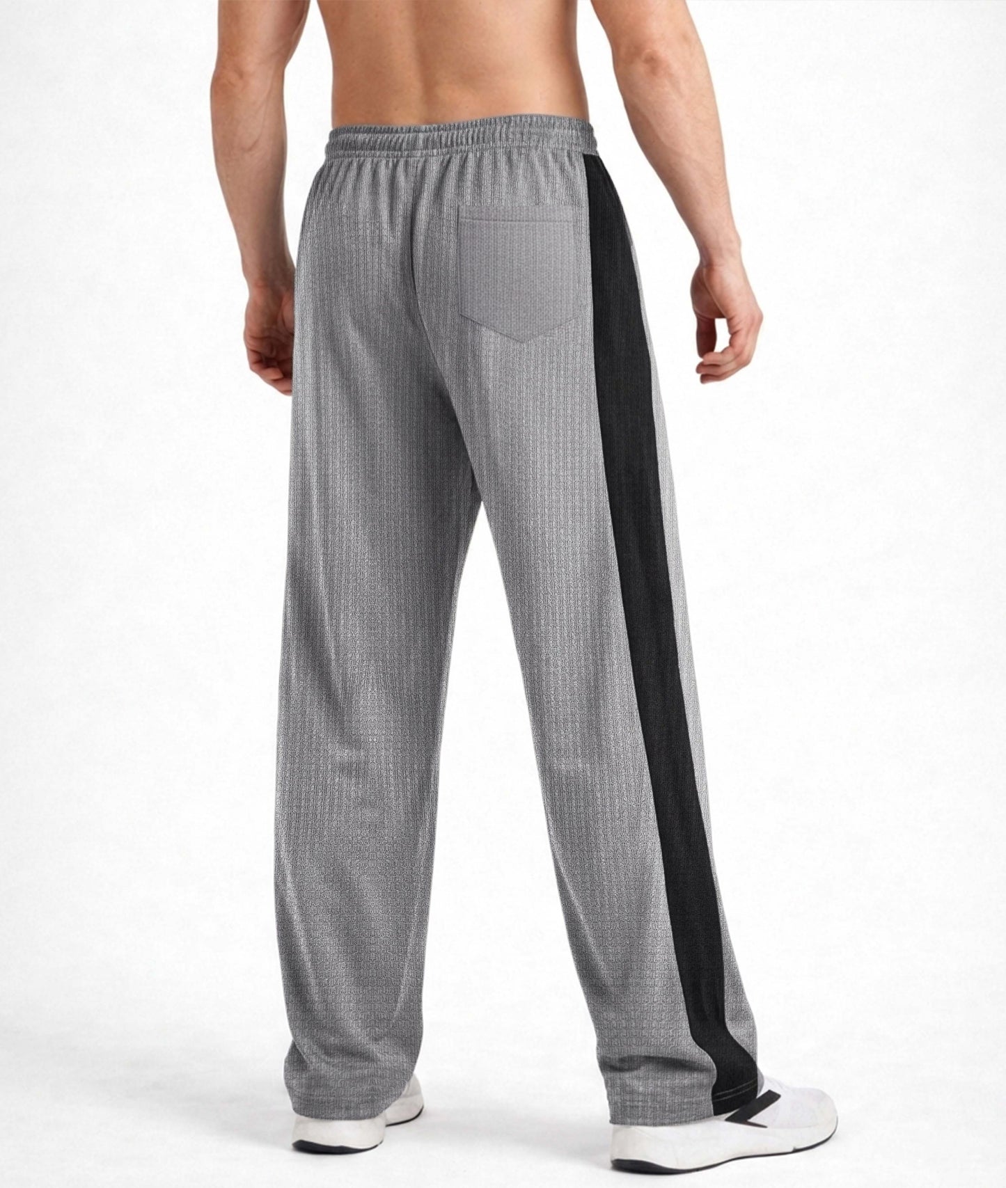 Korean Relaxed Fit GymX Joggers – Grey