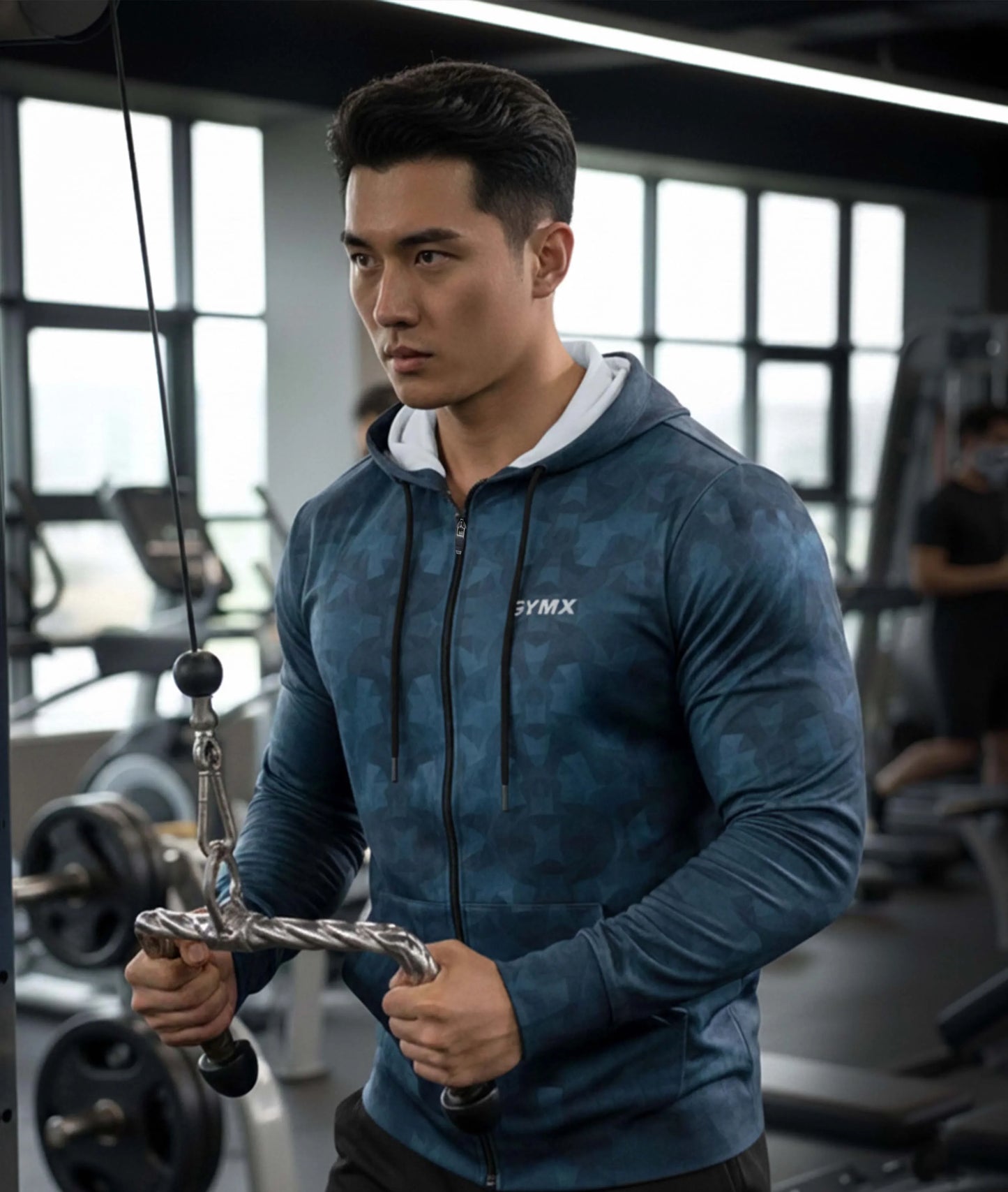 Blue Knight Camo Hoodie