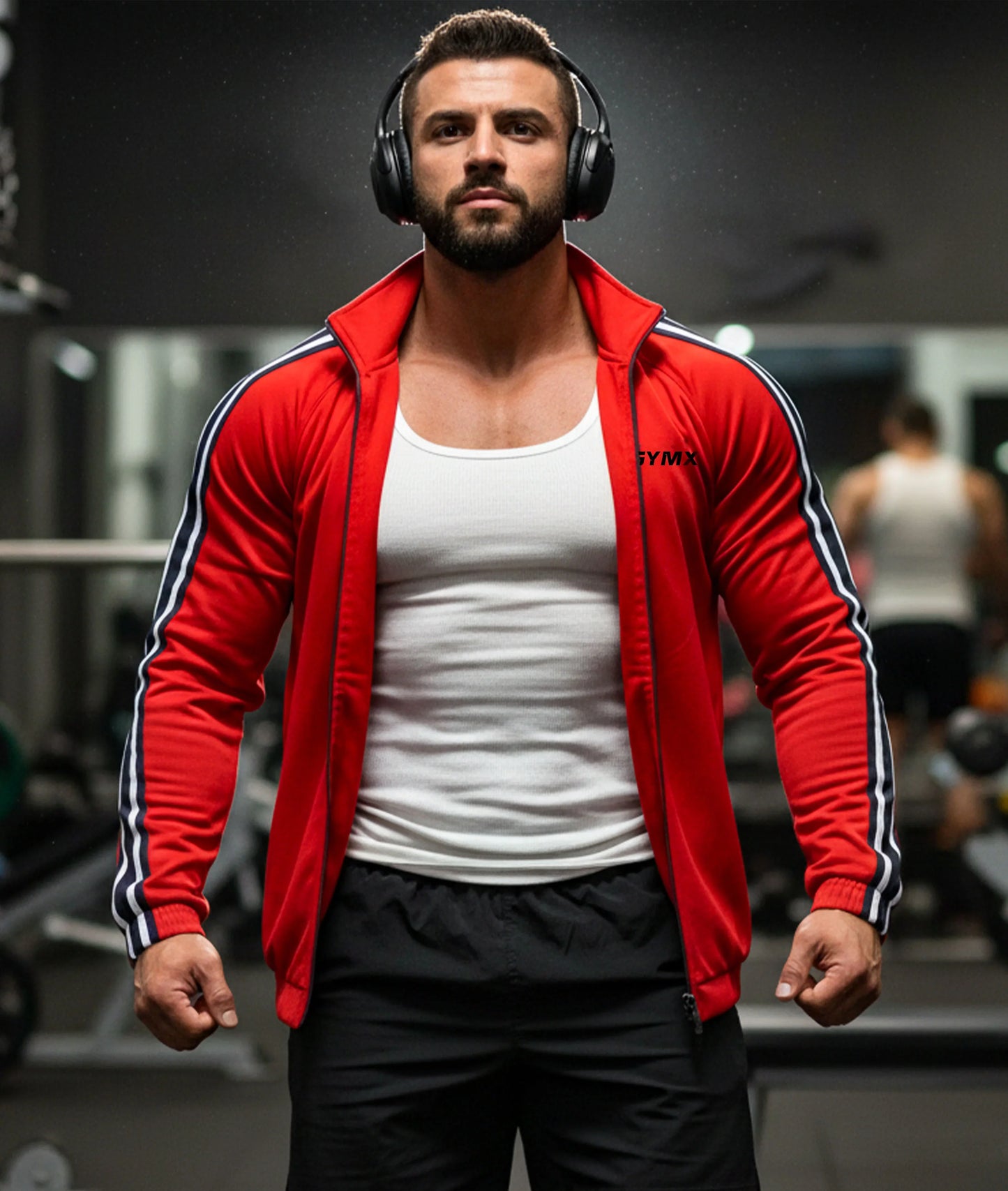 Zenith Oversized Jacket: Blaze Red