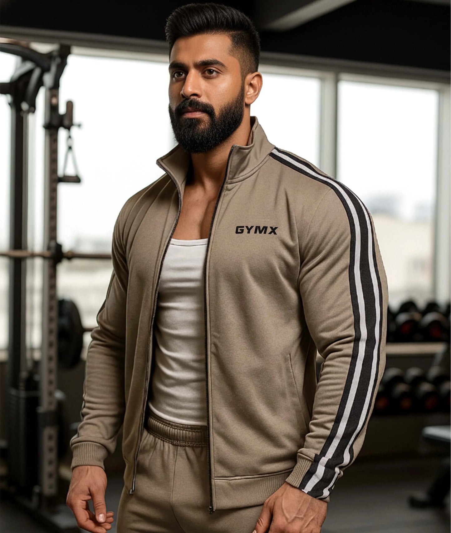 Zenith Oversized Jacket: Beige