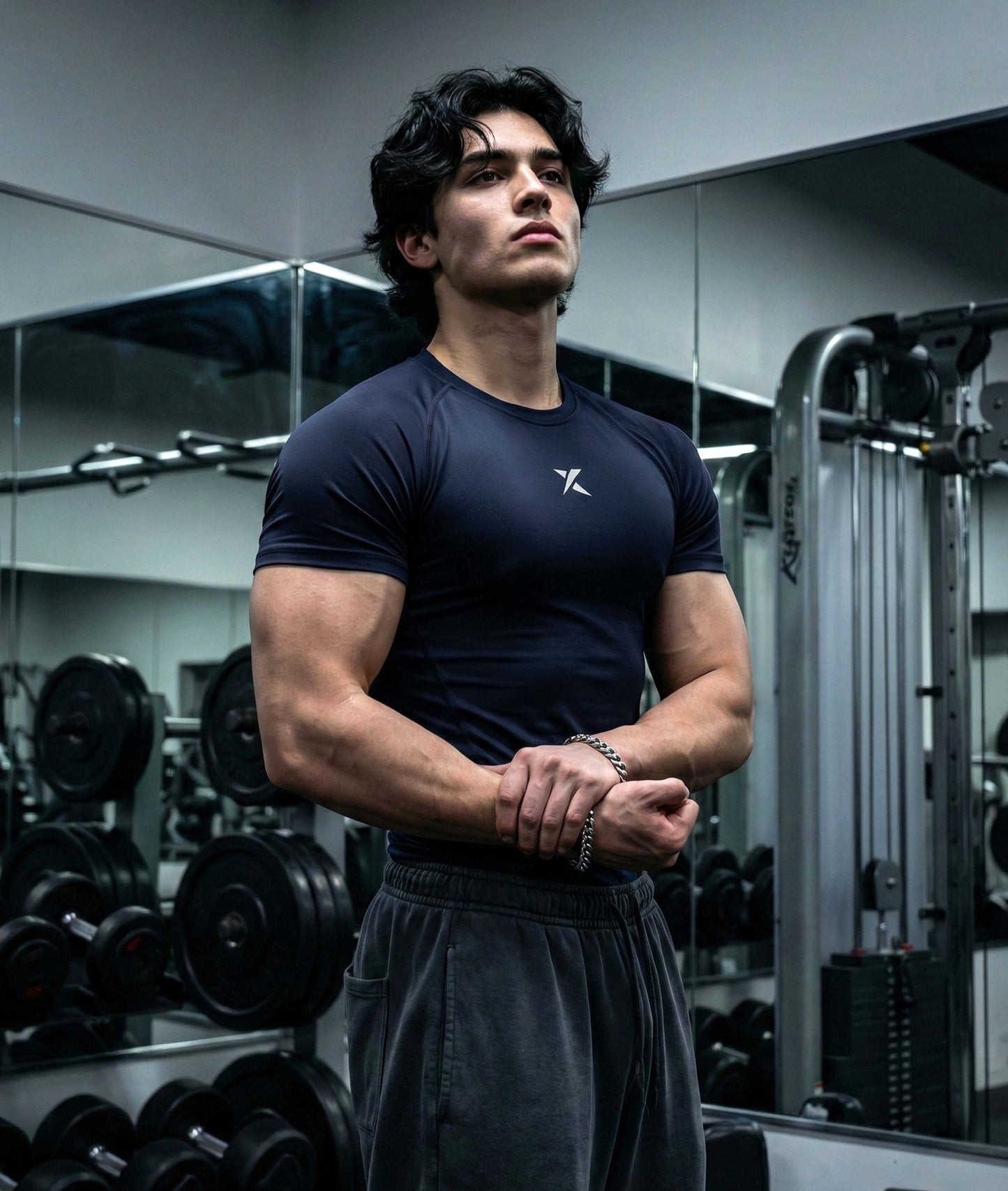 Armour Compression Tees: Obsessed Blue (Nylon)