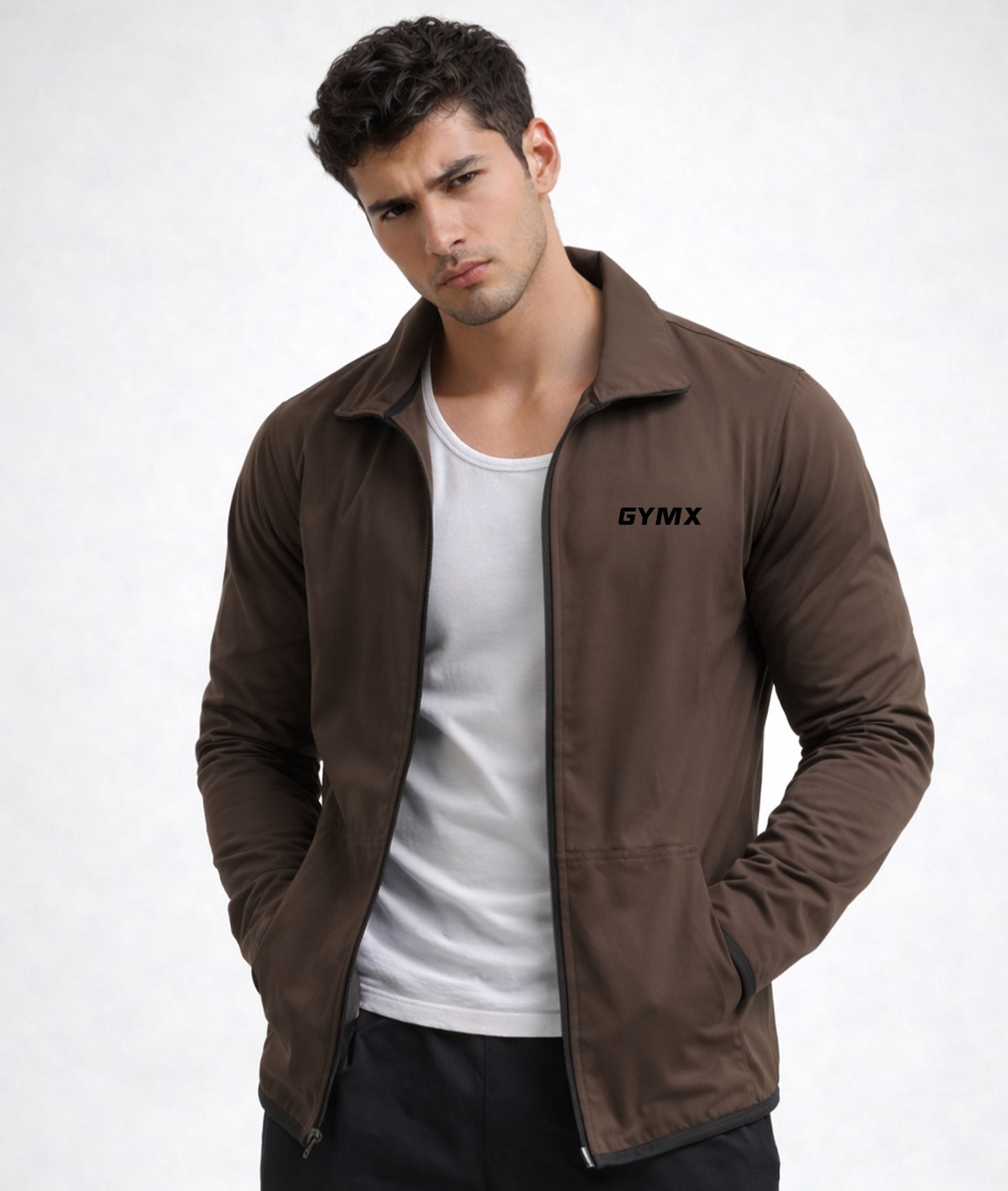 Metallic Brown Summer Jacket