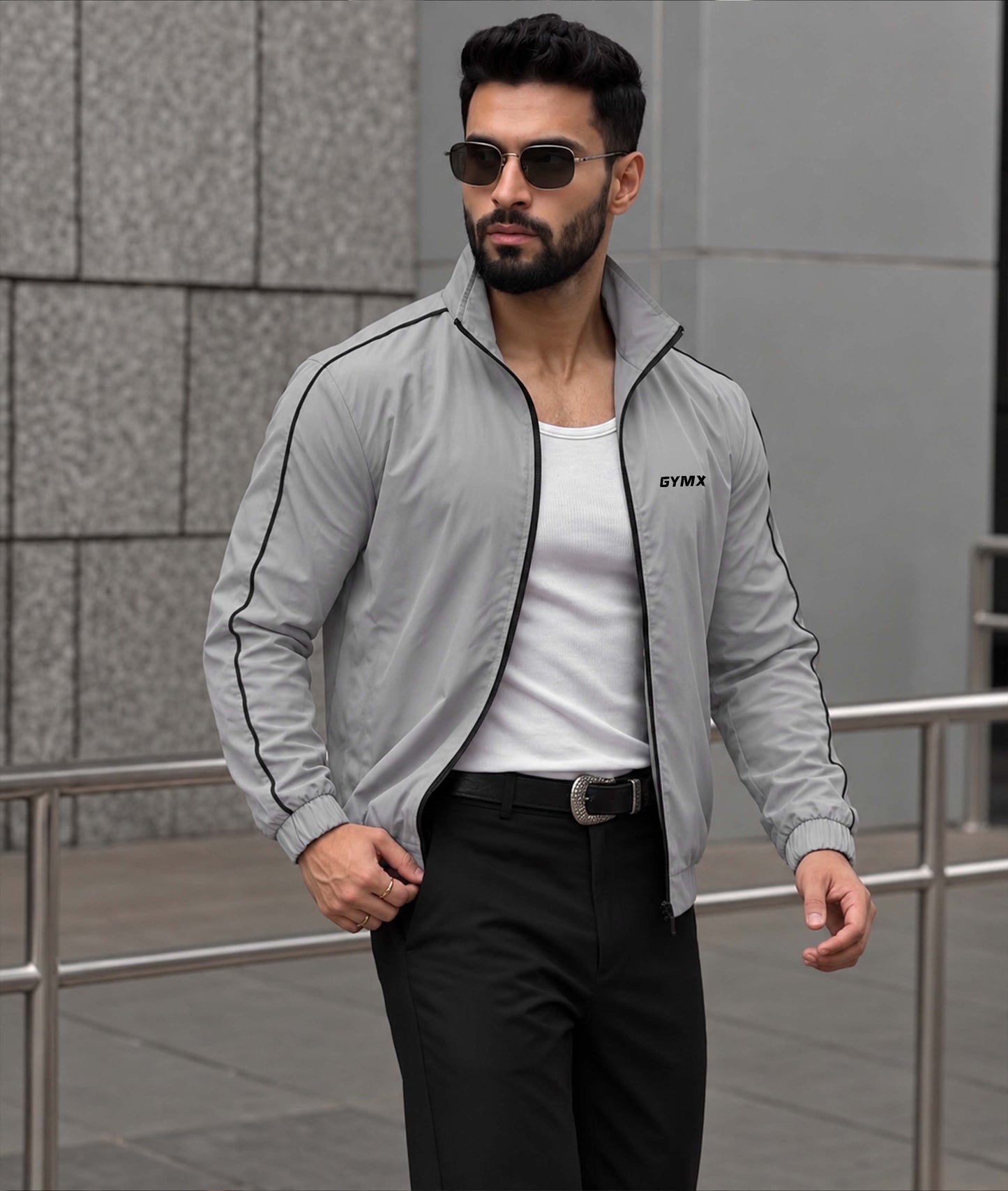 Viper Windcheater GymX Jacket: Aspire Grey