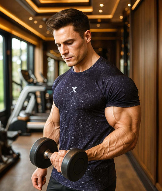 Elitex GymX Compression Tee: Blue Knight - Sale