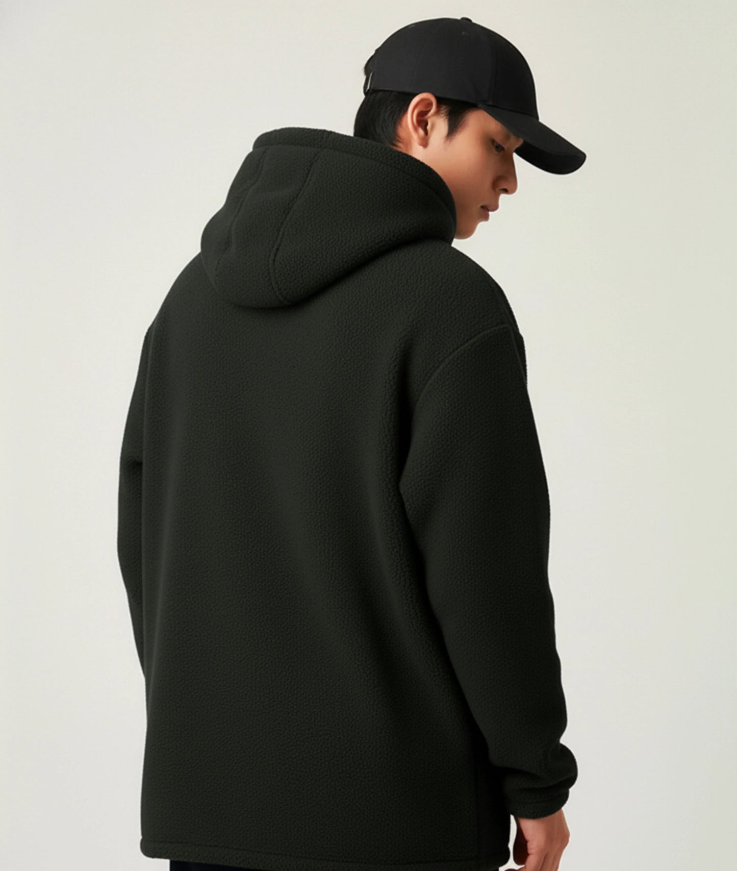 Zero Degree Oversized Hoodie: Dark Green