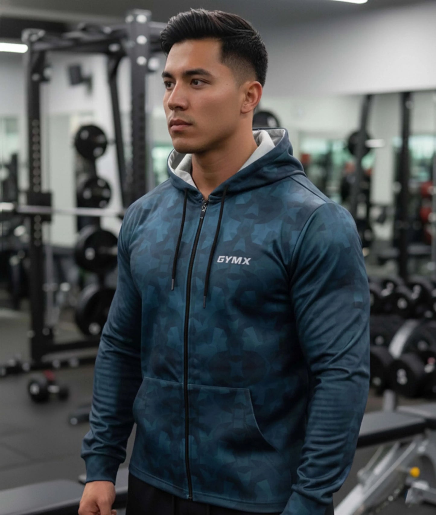 Blue Knight Camo Hoodie