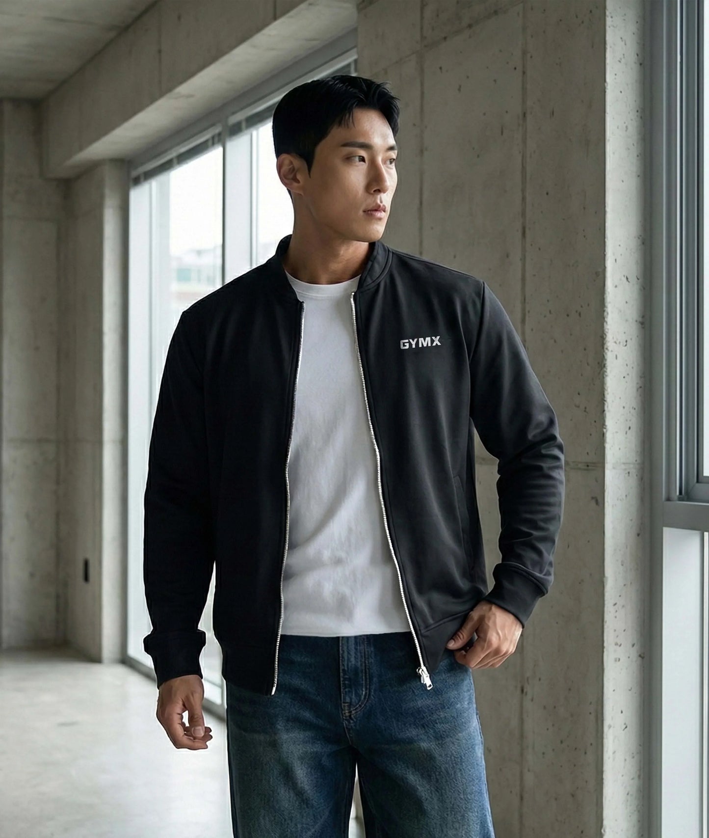 Bomber Jacket: Hunk Black
