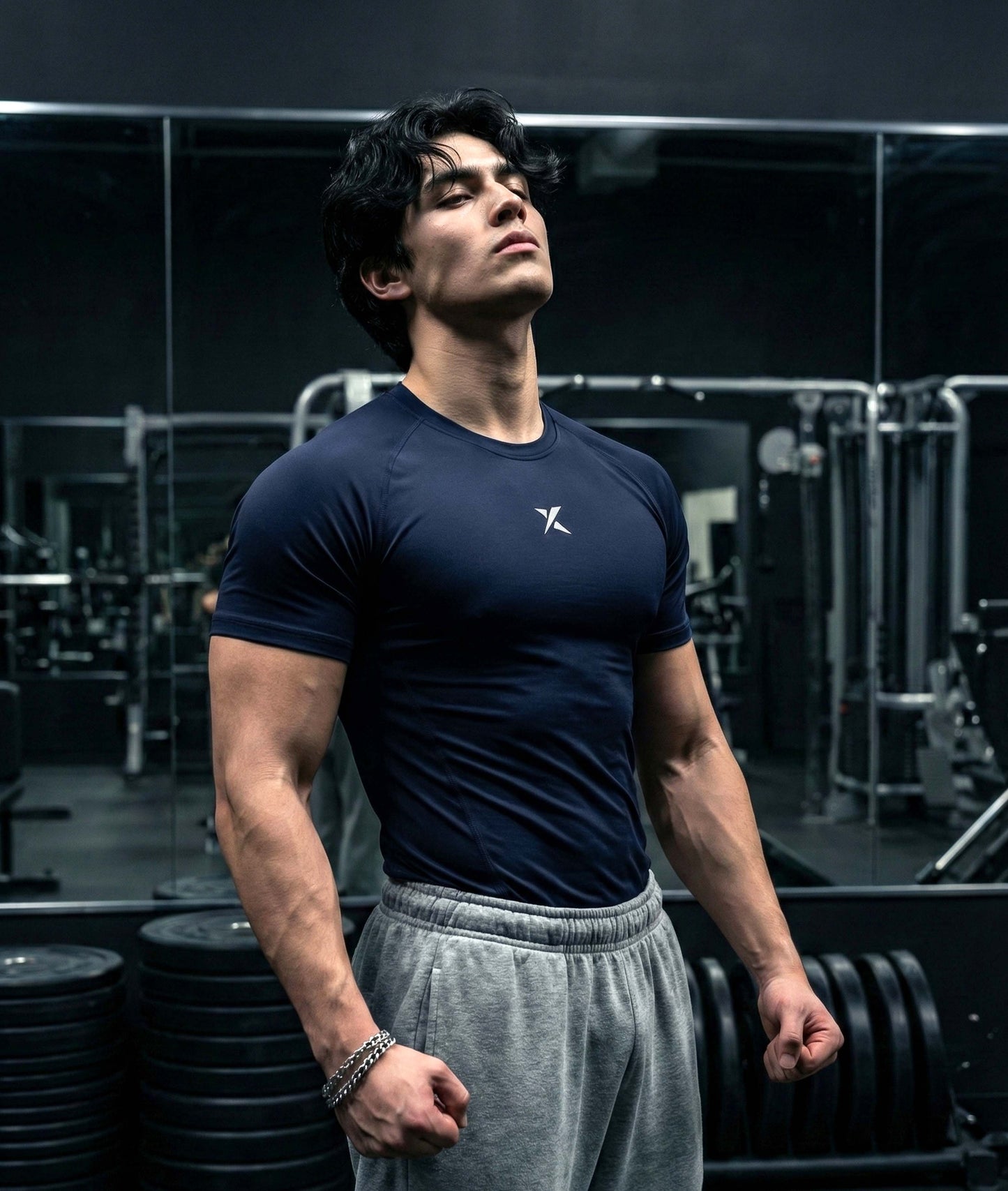 Armour Compression Tees: Obsessed Blue (Nylon)