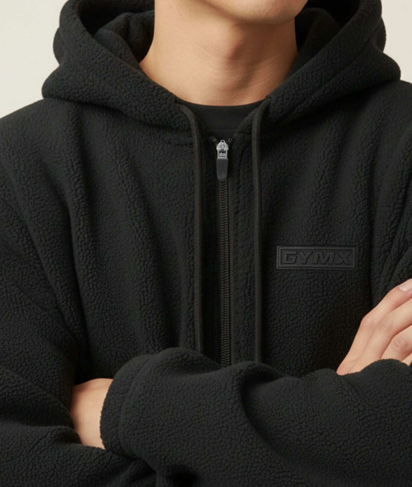 Zero Degree Oversized Hoodie: Black