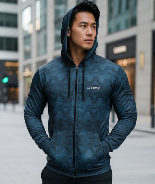 Blue Knight Camo Hoodie