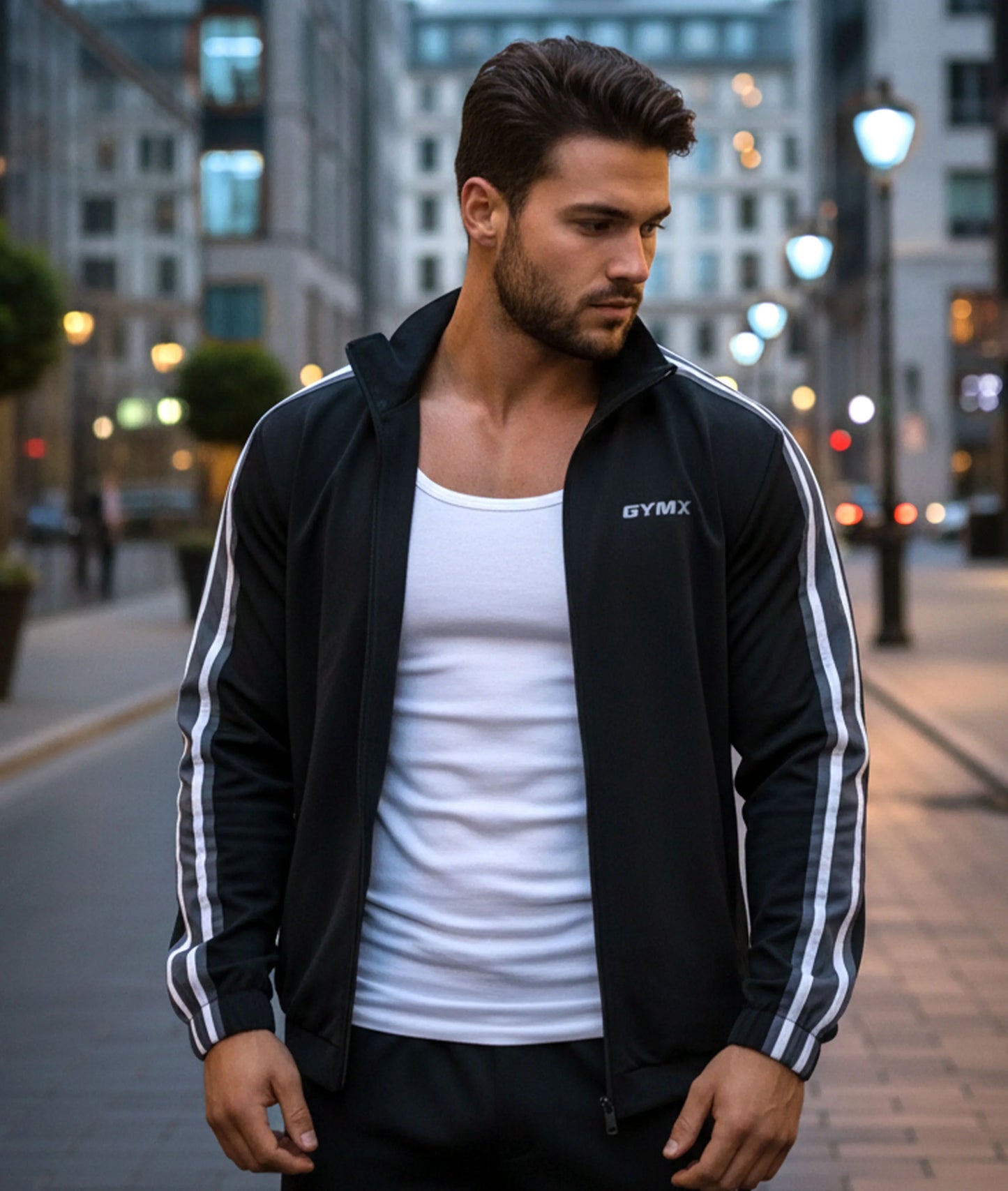 Zenith Oversized Jacket: Jet Black
