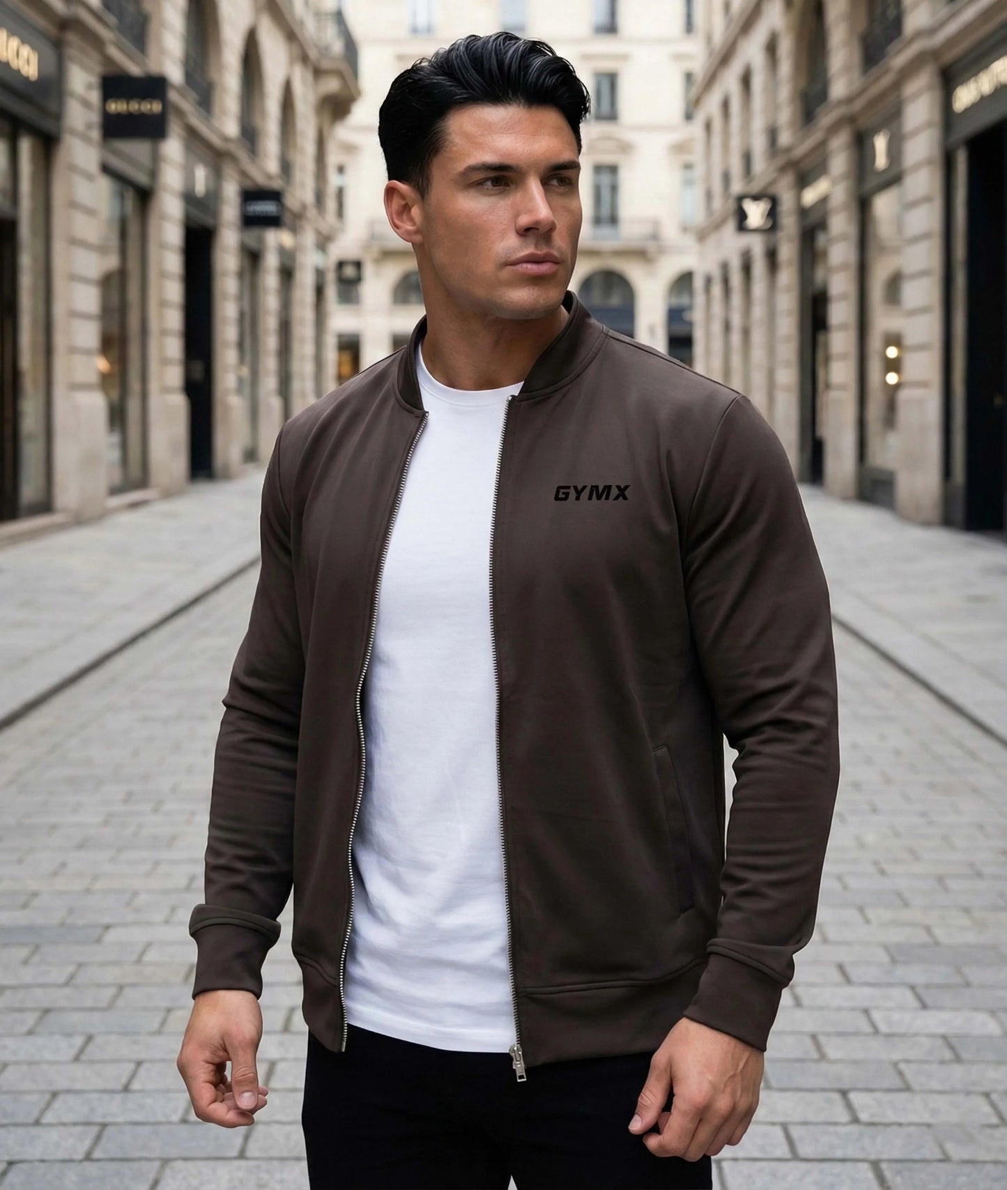 Bomber Jacket: Dusky Brown