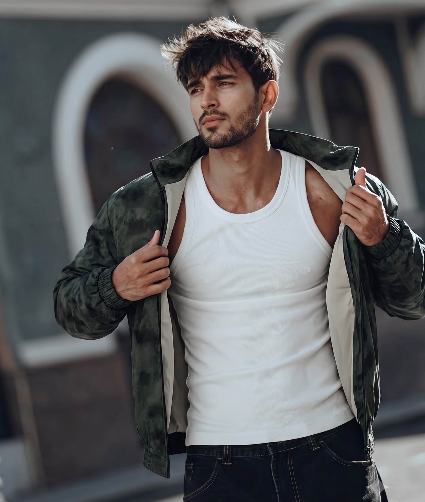 Ranger Summer Windcheater Jacket: Military Green