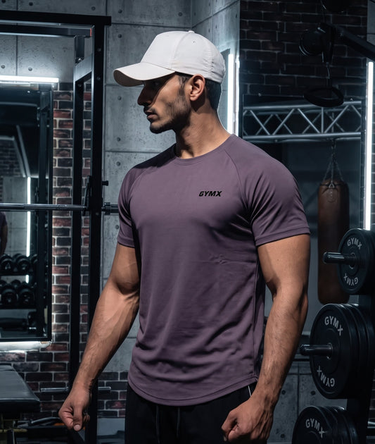 Combo Offer: Elitex Flex Tee: Shadow Plum + Arctic Blue