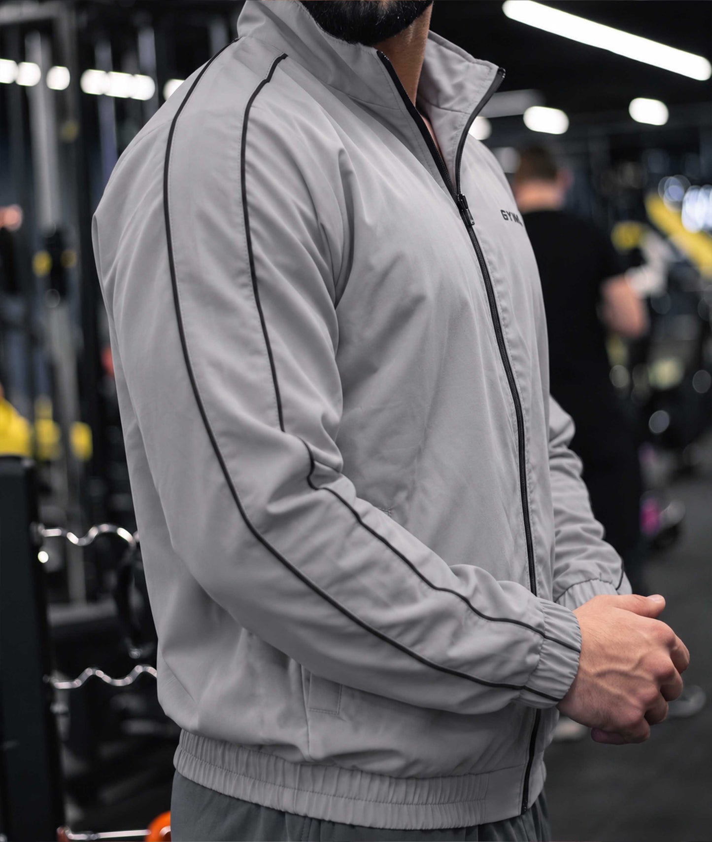 Viper Windcheater GymX Jacket: Aspire Grey