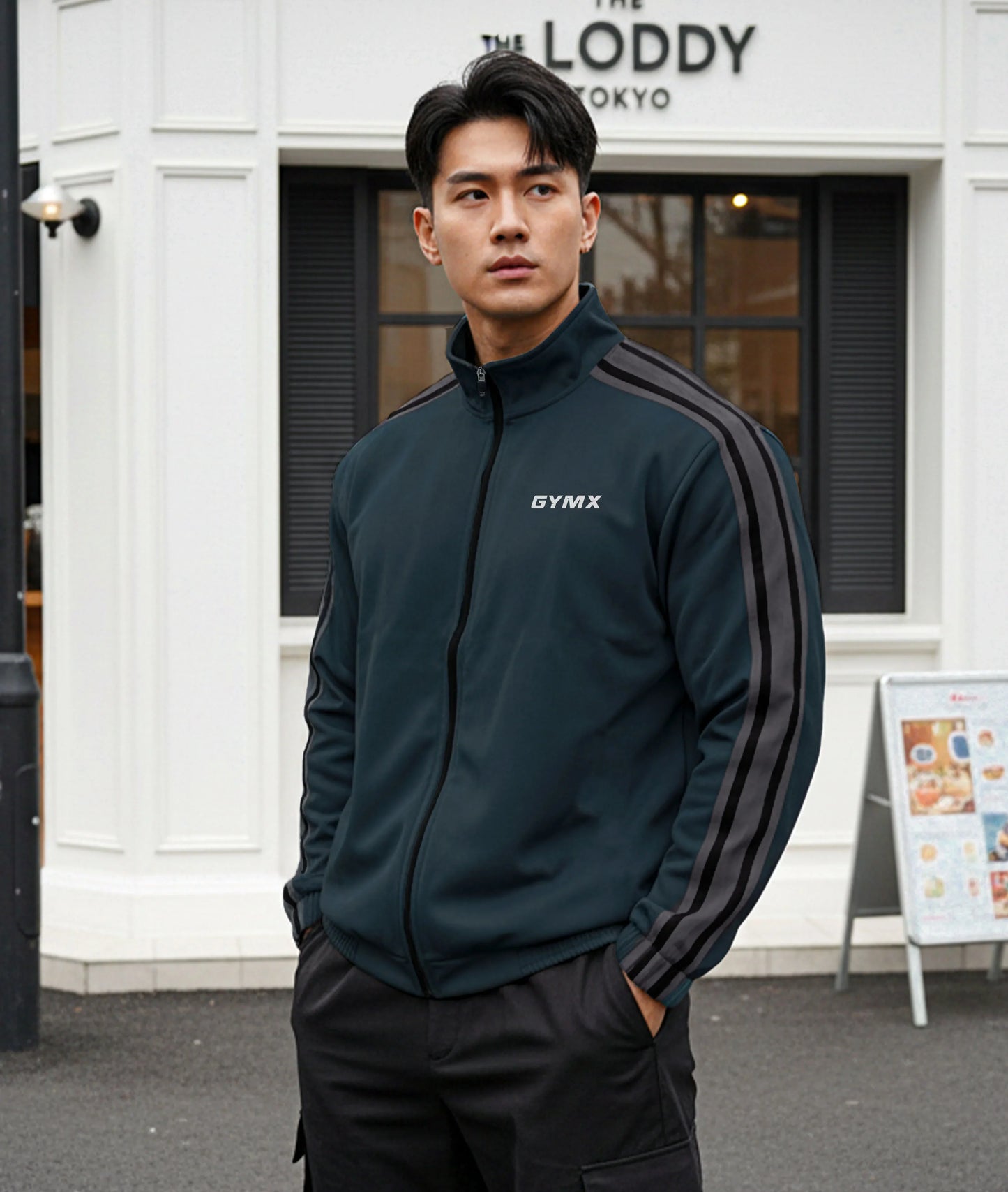 Zenith Oversized Jacket: Airforce