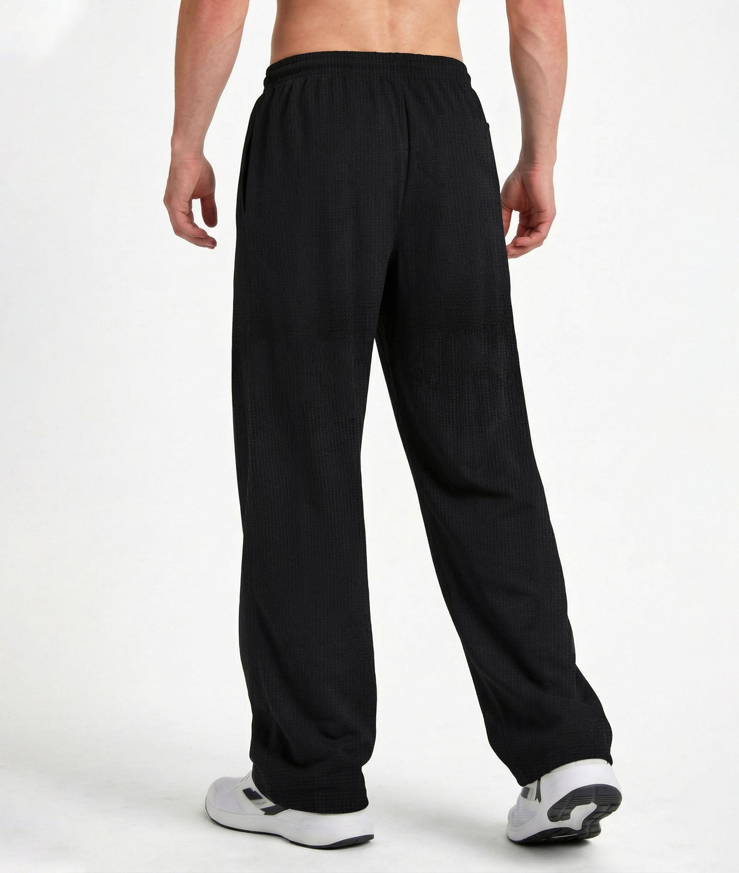 Korean Relaxed Fit GymX Joggers – Urban Black