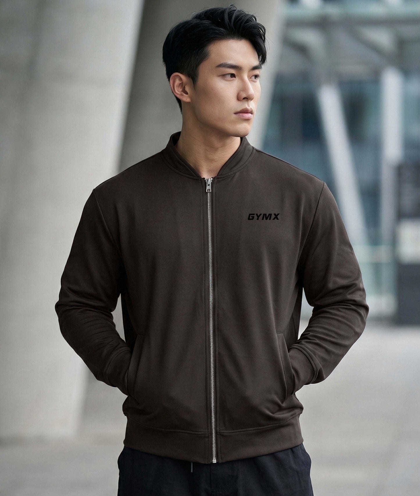 Bomber Jacket: Dusky Brown