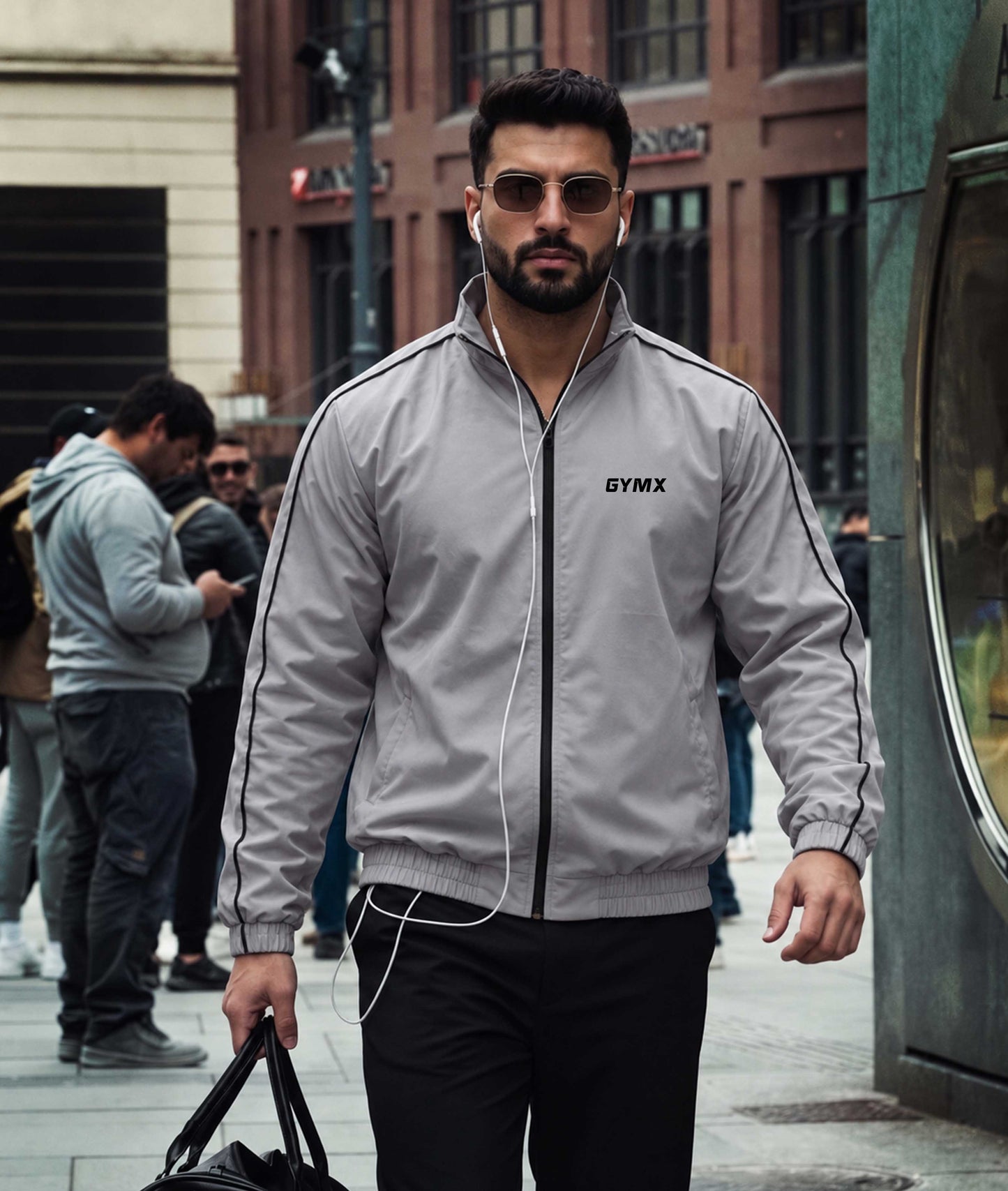 Viper Windcheater GymX Jacket: Aspire Grey