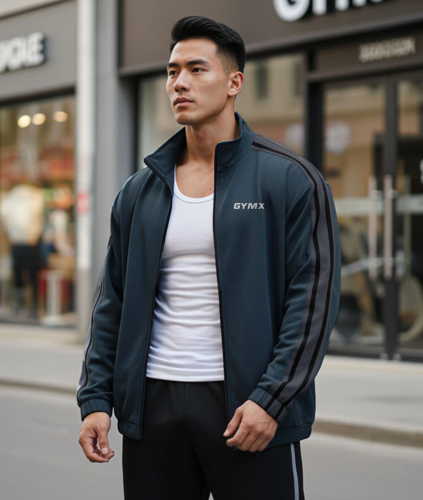 Zenith Oversized Jacket: Airforce