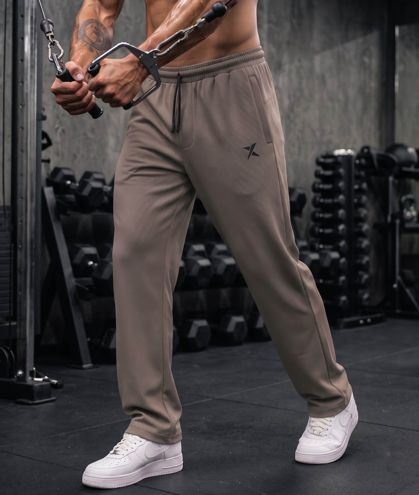 Axis Straight Fit Bottoms- Coffee Brown