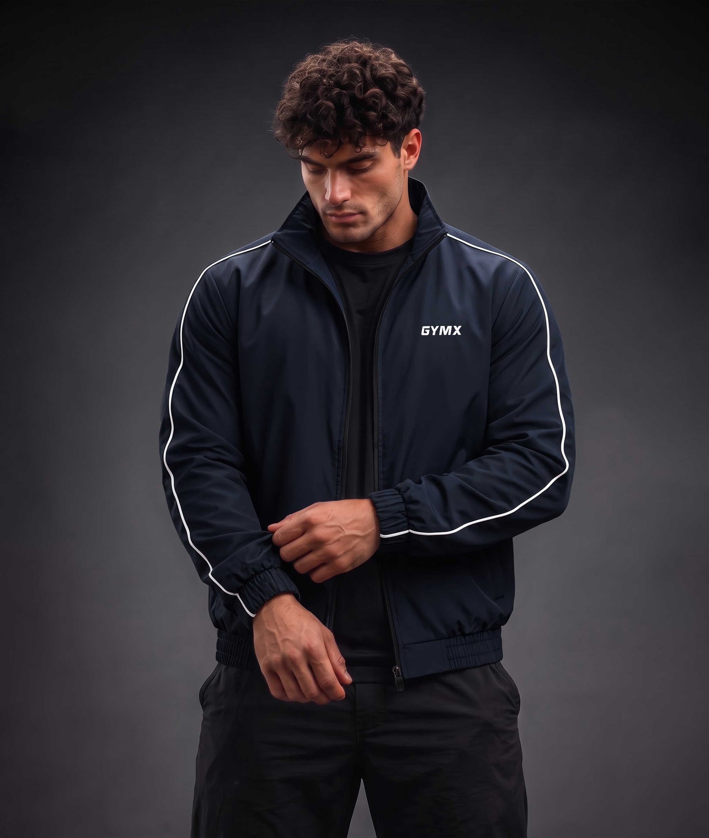 Viper Windcheater GymX Jacket: Indigo Blue