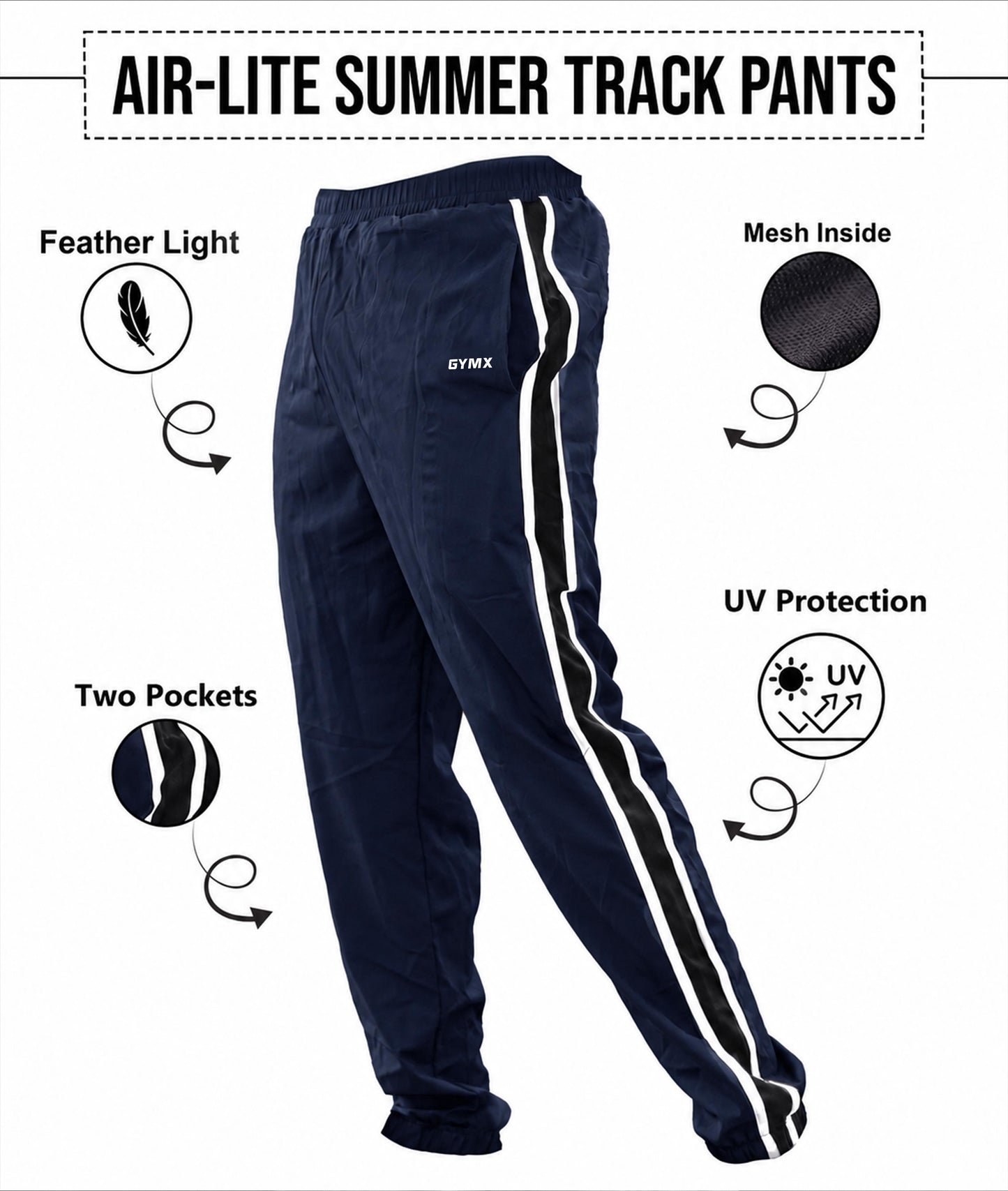 Air-Lite Summer Bottoms: Titan Blue - Sale