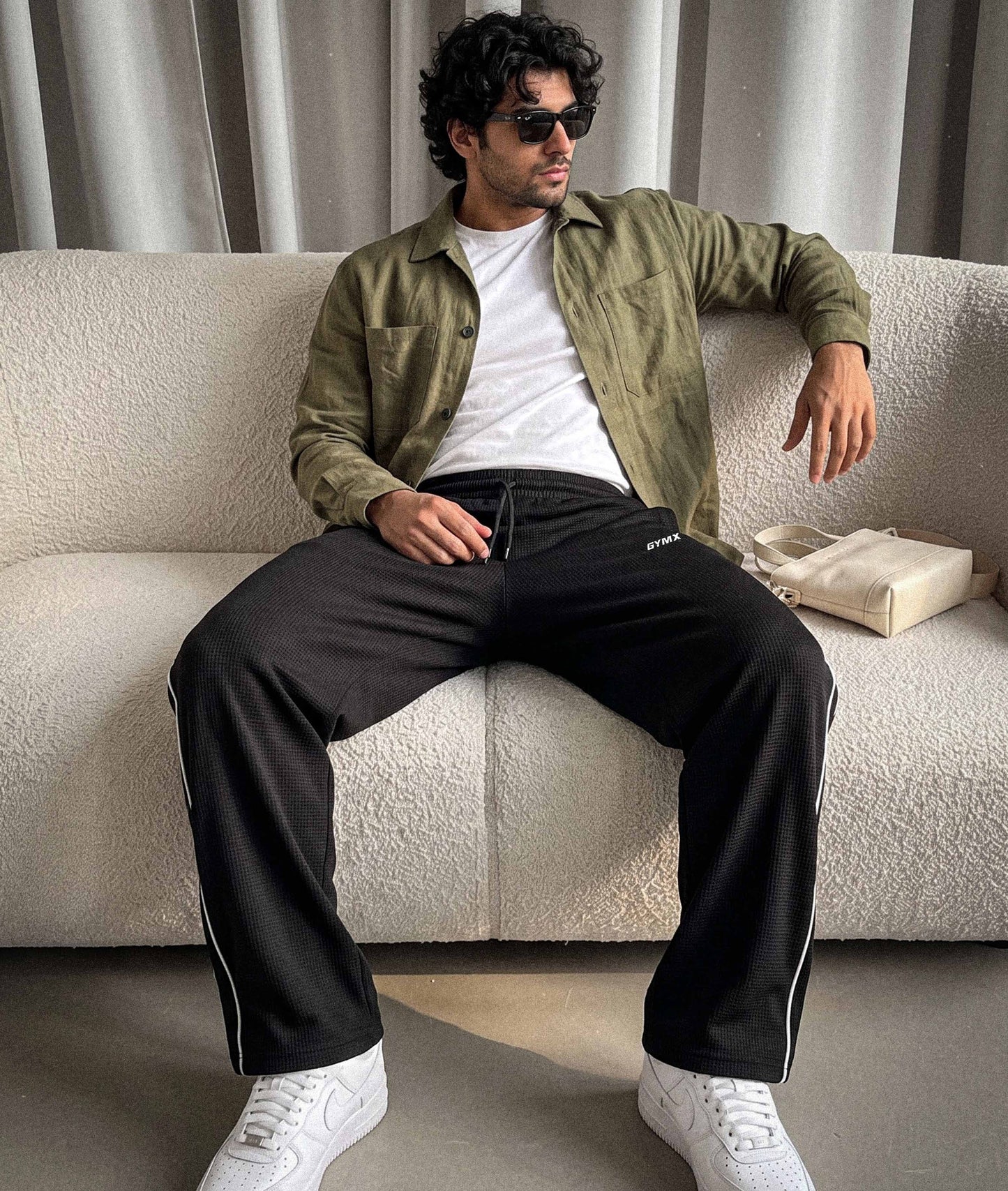 Korean Oversized Pro Joggers- Black Knight