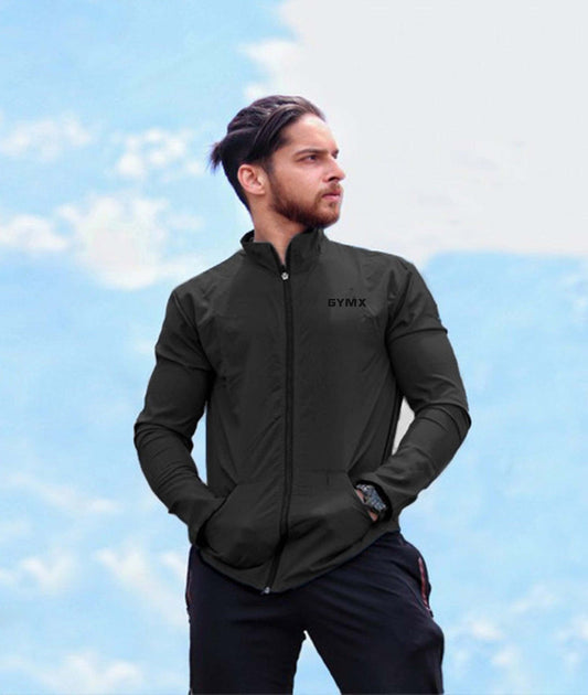 GymX Carbon Grey Windcheater