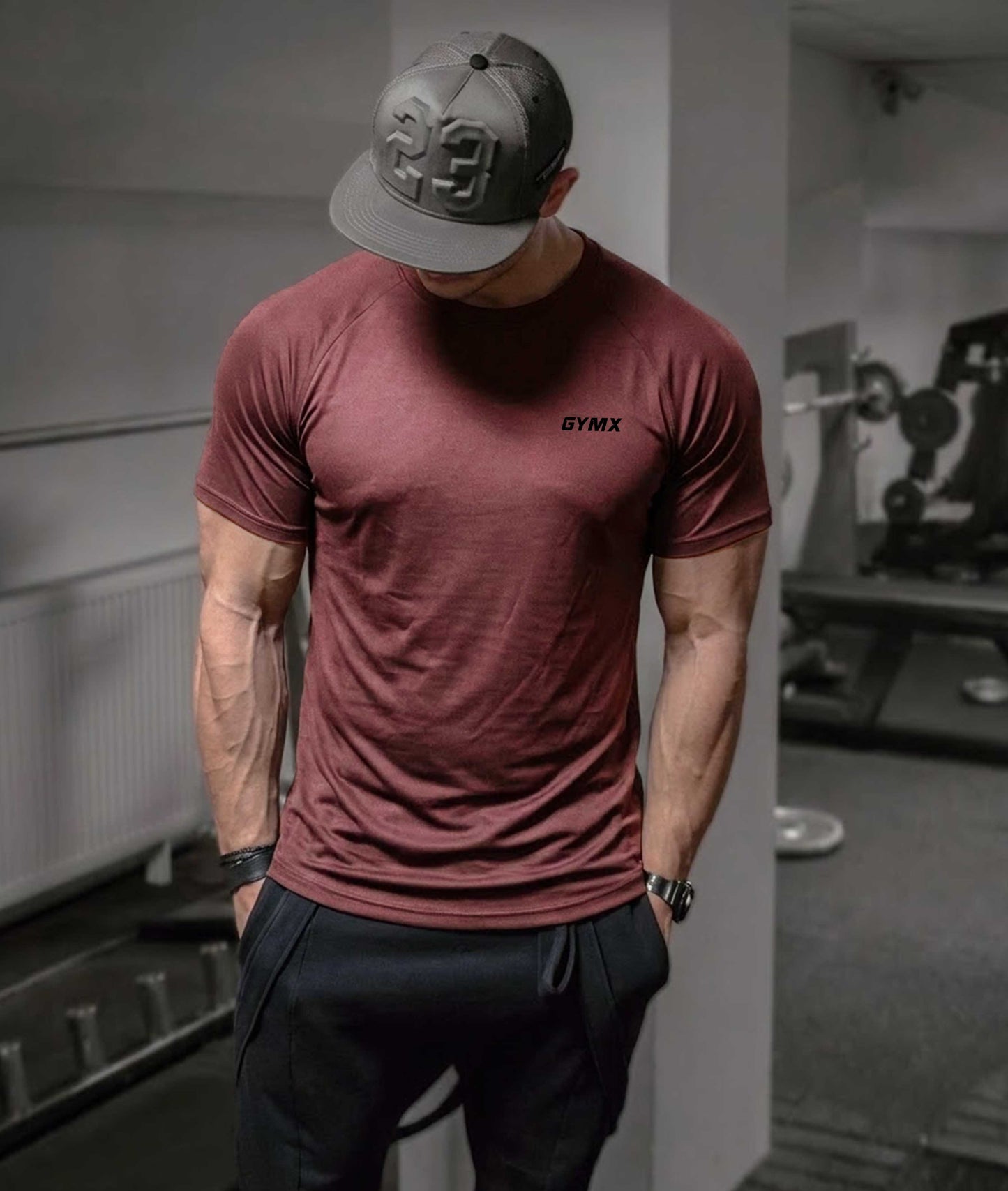 Deep Wine Elite Flex Tee