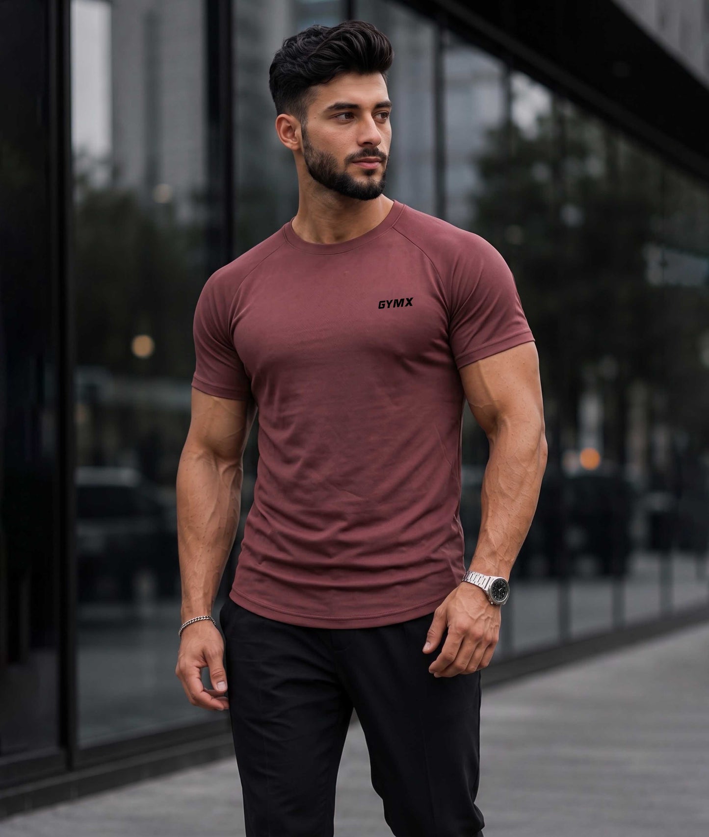 Deep Wine Elite Flex Tee