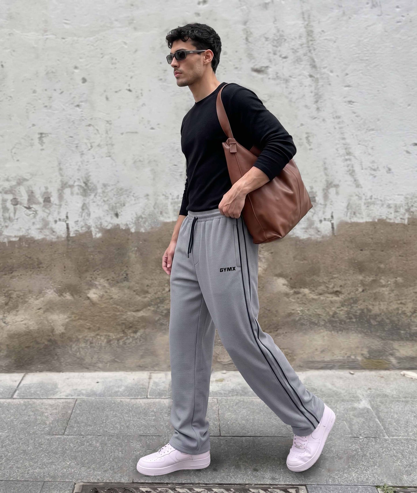 Korean Oversized Pro Joggers- Grey