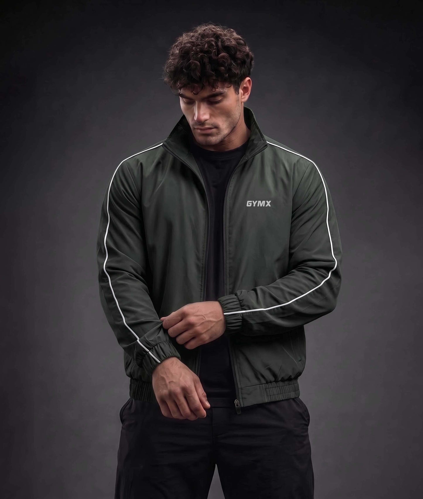 Viper Windcheater GymX Jacket: Army Green